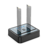 Xiaobi Dual Bay M.2 NVMe/SATA SSD Cloner USB3.2 Gen2x2 Tool Free Support Offline Clone