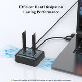 Xiaobi Dual Bay M.2 NVMe/SATA SSD Cloner USB3.2 Gen2x2 Tool Free Support Offline Clone