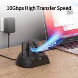 Xiaobi Hard Drive Docking Station Compatible with NVMe/SATA 2.5 3.5 inch HDD SSD with Cooling Fan