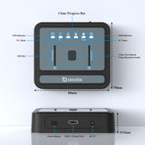Xiaobi Dual Bay M.2 NVMe/SATA SSD Cloner USB3.2 Gen2x2 Tool Free Support Offline Clone